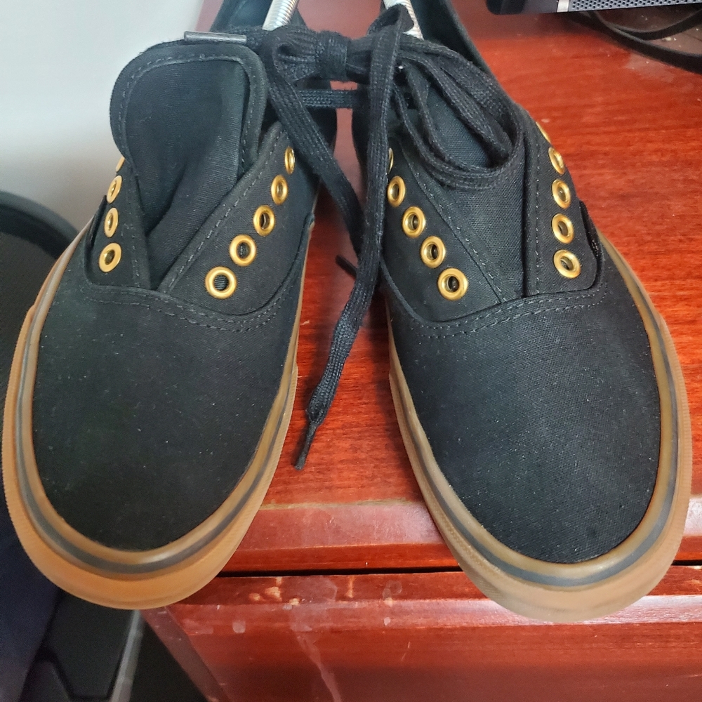 Vans authentic BLK/GUM SIZE 9
